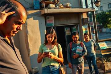 Gráfico mostrando a porcentagem de brasileiros sem reserva financeira e o impacto do endividamento nas classes sociais.