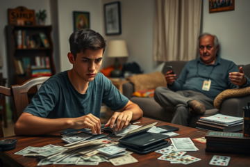 Gráfico mostrando a relação entre apostas online e endividamento familiar no Brasil.