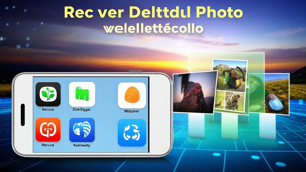Aplicativos eficientes para recuperação de fotos apagadas de dispositivos móveis.