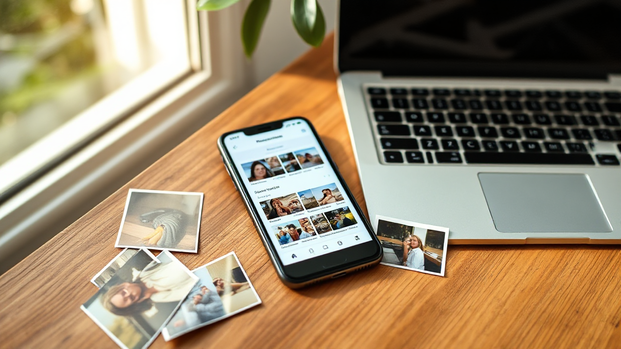 Illustration d'applications pour récupérer des photos perdues.