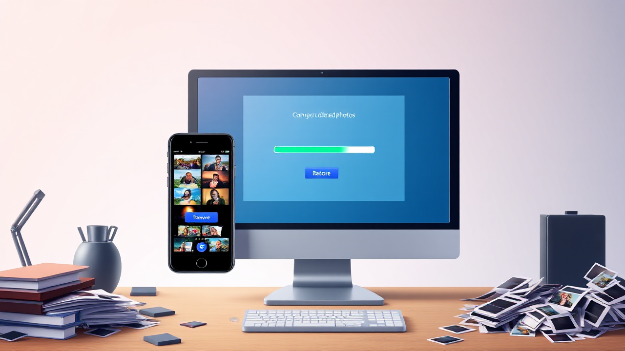 Applications pour récupérer des photos supprimées d'un smartphone.