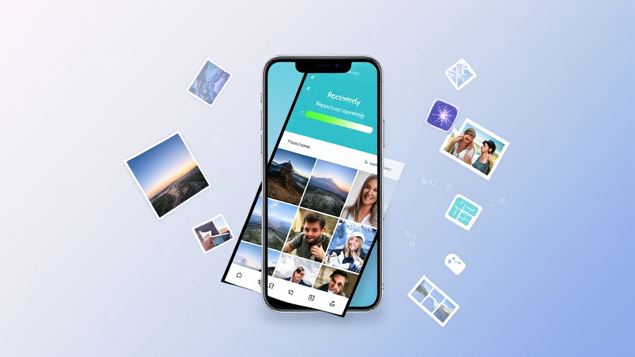 Une démonstration d'applications pour récupérer des photos supprimées.
