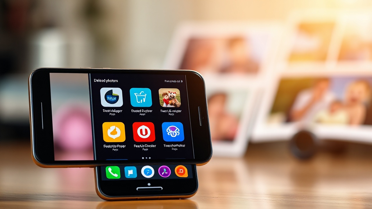 Applications pour récupérer des photos effacées sur votre appareil.