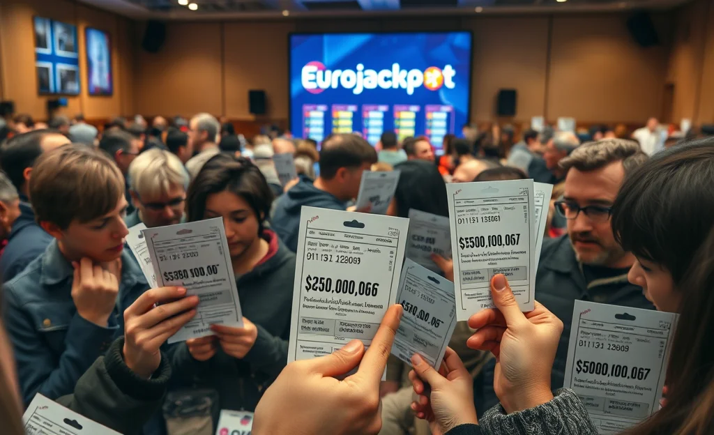 Imagem ilustrativa do impacto do erro técnico da Norsk Tipping na Eurojackpot.