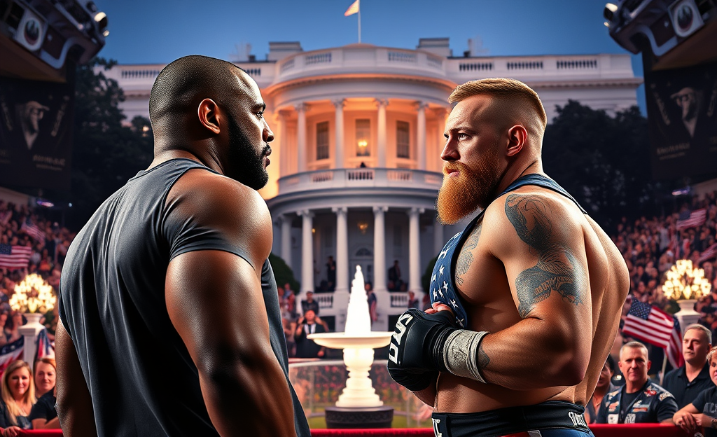 Ex-campeões do UFC Jon Jones e Conor McGregor sinalizam retorno em evento na Casa Branca.