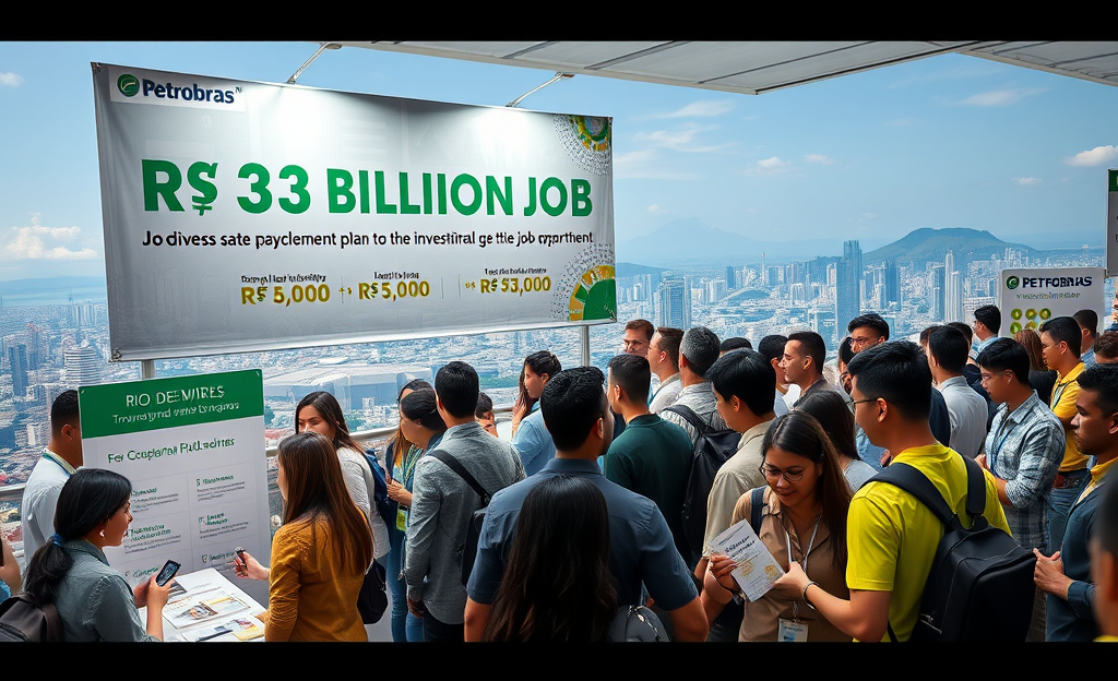 Imagem ilustrativa sobre a Petrobras recrutando trabalhadores para novas vagas em operações terceirizadas.