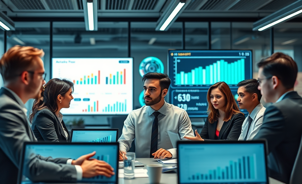 Imagem representativa do uso da inteligência artificial em promoções corporativas e decisões de carreira.