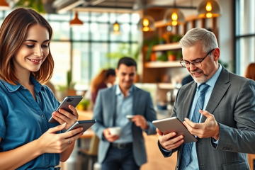 Pessoa utilizando smartphone para solicitar crédito em minutos com facilidade