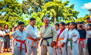 Cerimônia de Judô Foca na Formação de Cidadãos