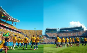 Jogadores da Seleção Brasileira se preparando para amistosos contra França e Croácia em 2026.