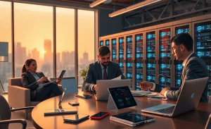 Imagem ilustrativa mostrando chips de memória DRAM e smartphones, simbolizando a escassez mundial e seus impactos no mercado.