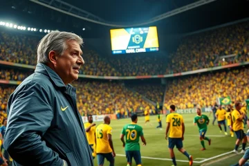 Ancelotti comanda a Seleção Brasileira em busca do hexacampeonato na Copa do Mundo de 2026.