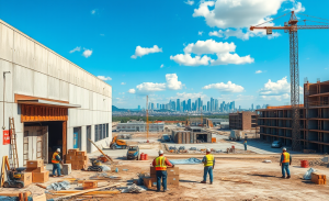 Imagem ilustrativa sobre a escassez no mercado de galpões logísticos e a reforma de imóveis antigos.