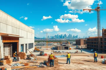 Imagem ilustrativa sobre a escassez no mercado de galpões logísticos e a reforma de imóveis antigos.