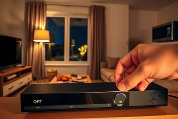 Decodificador de TV a cabo e consumo de energia invisível