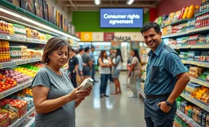 Procon renova acordo com supermercados para garantir direitos dos consumidores no Maranhão, garantindo itens gratuitos em caso de produtos vencidos ou preços divergentes.