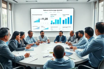 Imagem ilustrativa sobre o aumento do salário mínimo nacional e seus impactos na economia.