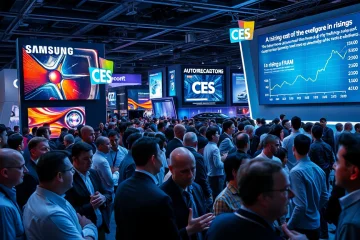 Discussões sobre a bolha em inteligência artificial e as inovações do CES que impactam o setor tecnológico.