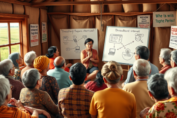 Cooperativas oferecendo serviços de telecomunicações para ampliar o acesso à internet em regiões carentes.