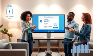 Imagem destacando a venda de RelevantLink.com, com foco em segurança e facilidade de compra.