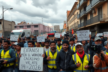 Transportistas manifestam seu descontentamento frente à crescente violência e extorsões em suas atividades.