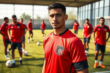 Zé Gabriel, o novo volante do Sport Club do Recife, se juntando ao elenco para a pré-temporada.