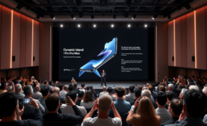 Anúncio do lançamento do iPhone 18 com novas características e mudanças no design, incluindo a Ilha Dinâmica.