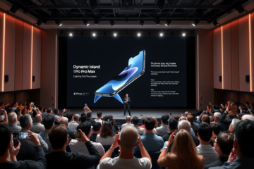 Anúncio do lançamento do iPhone 18 com novas características e mudanças no design, incluindo a Ilha Dinâmica.