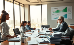 Imagem ilustrativa da arrecadação federal com gráficos mostrando o aumento em 2025.