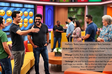 Momento de tensão e emoção durante o Paredão do BBB 26, com interações marcantes entre os participantes.