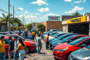 Gráfico mostrando o crescimento das vendas de carros usados em 2025 no Brasil.