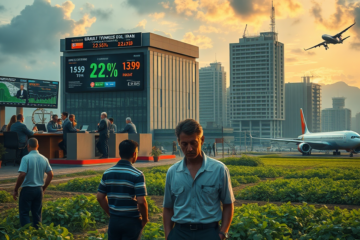 Imagem representativa da guerra entre Estados Unidos, Israel e Irã, mostrando impacto no mercado de petróleo e economia brasileira.