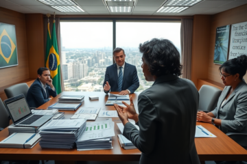 Imagem que ilustra a discussão sobre a utilização do FGTS para ajudar trabalhadores a quitarem suas dívidas.