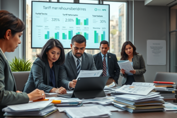 Imagem ilustrativa sobre o reembolso de tarifas e impacto econômico após decisão da Suprema Corte.