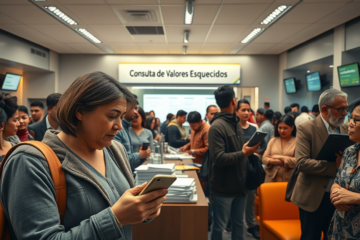 Imagem representativa mostrando a recuperação de valores esquecidos em bancos.