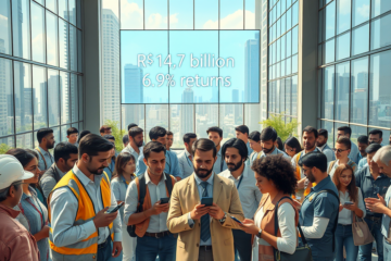 Distribuição de R$ 13,042 bilhões entre trabalhadores cotistas do FGTS em 2025.