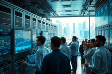 Data centers de inteligência artificial e seu efeito na economia.