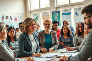 Imagem representativa da educação financeira e cidadania em um ambiente econômico complexo, destacando a importância da informação clara e acessível.