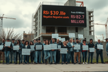 Imagem ilustrativa sobre a crise financeira da You,Inc e seus desafios no mercado imobiliário.