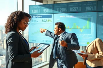 Análise sobre o desempenho do S&P 500 e os desafios do investimento no Brasil, incluindo riscos e oportunidades de diversificação.